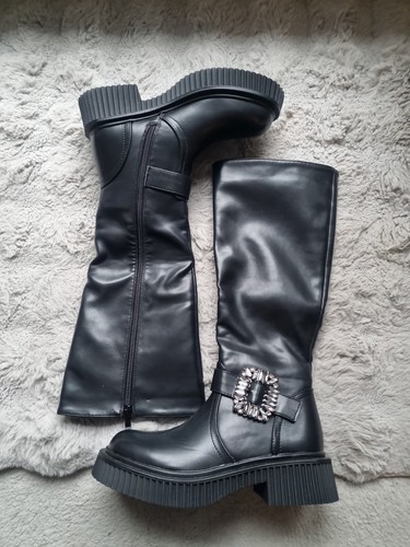 Black standard boots - standard,