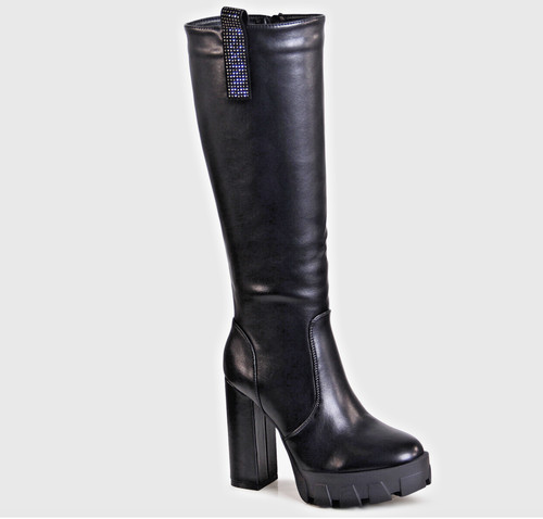 High heel plateau stiefel - heel, plateau-stiefel