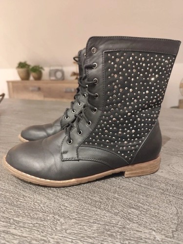 Stiefeletten boots mit strass - stiefeletten,