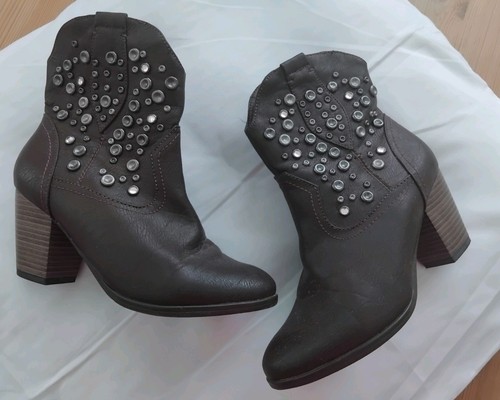 Damen stiefelette boots braun - damen,