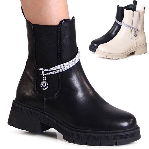 Damen plateau stiefeletten - damen,