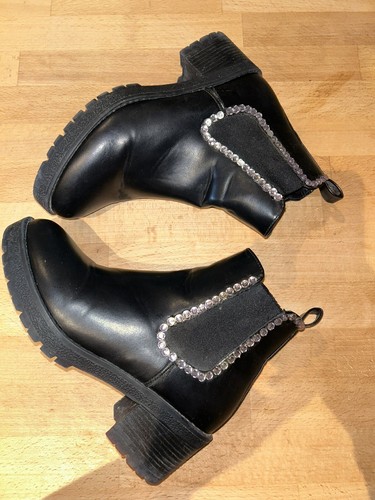 Boots mit strasssteinen - mit,